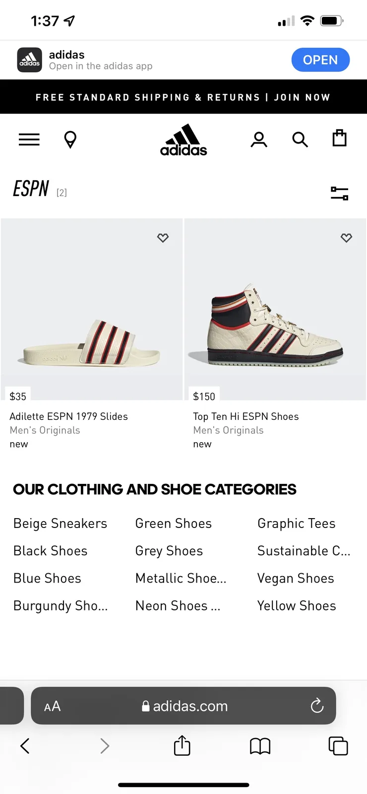 Adidas × ESPN launch